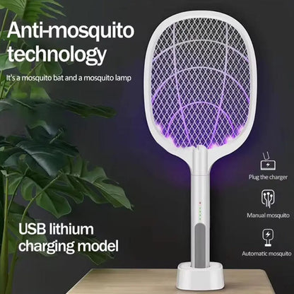 USB Rechargeable Mosquito Killer Racket – Foldable Electric Fly Swatter