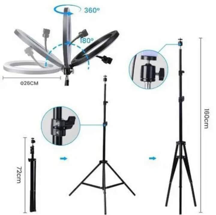 26Cm Rgb Ring Light My Store