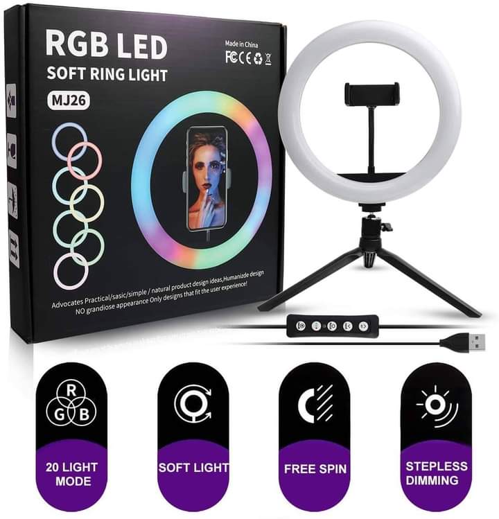 26Cm Rgb Ring Light My Store