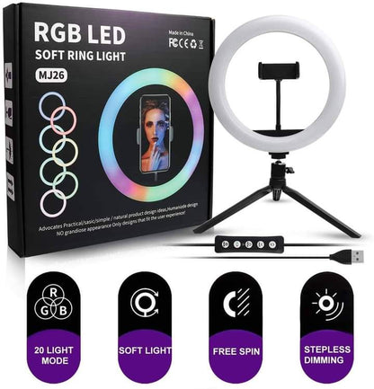 26Cm Rgb Ring Light My Store