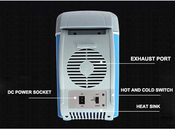 Portable Mini Car Refrigerator – Cool & Warm Fridge for Car, Travel & Home (7.5L)