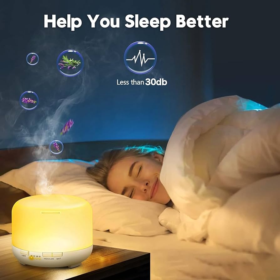 Get your 500ml diffuser with remote control and 7 colors LED lights My Store
