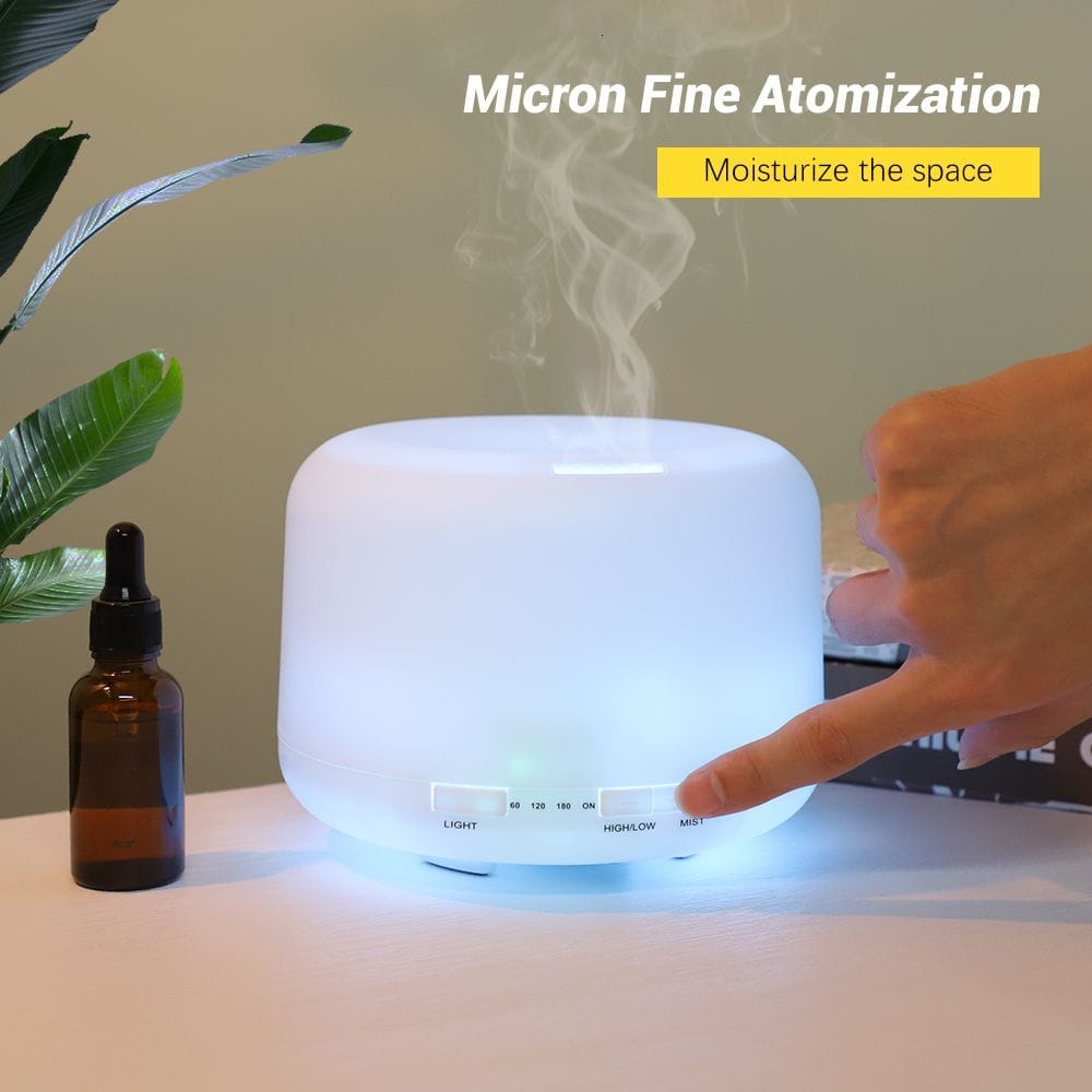 Get your 500ml diffuser with remote control and 7 colors LED lights My Store