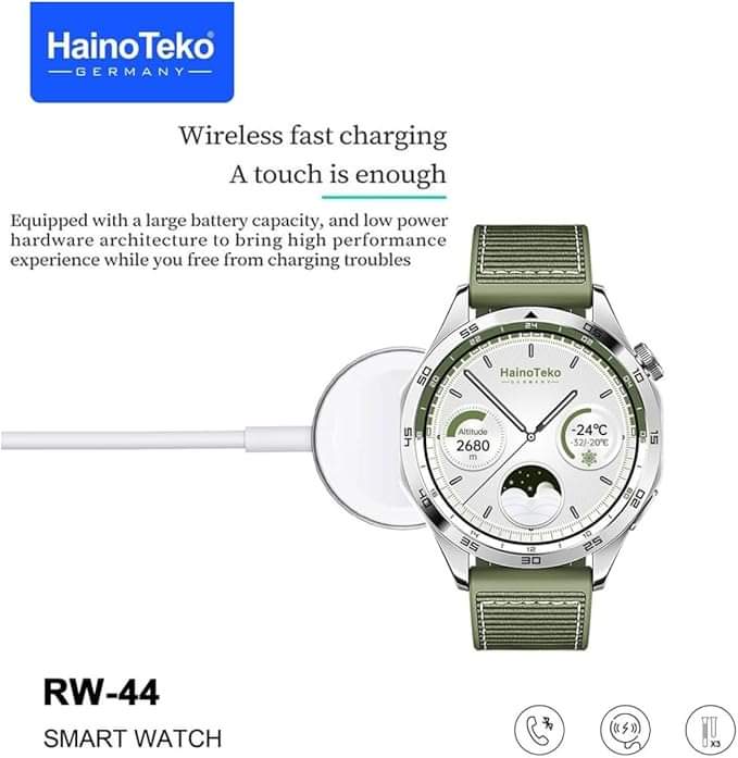 Haino Teko RW-44 (GT4) Smart Watch with 3 Bands with AMOLED HD IPS Screen My Store