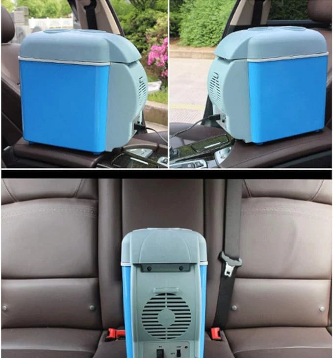 Portable Mini Car Refrigerator – Cool & Warm Fridge for Car, Travel & Home (7.5L)