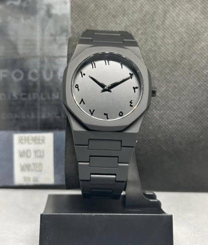 Black Arabic Watch    (   Delivery Same Day) Full Dicount