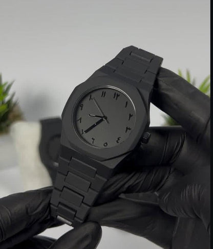 Black Arabic Watch    (   Delivery Same Day) Full Dicount