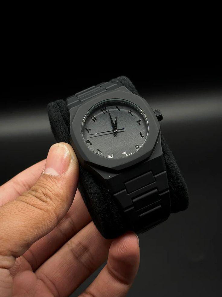 Black Arabic Watch    (   Delivery Same Day) Full Dicount