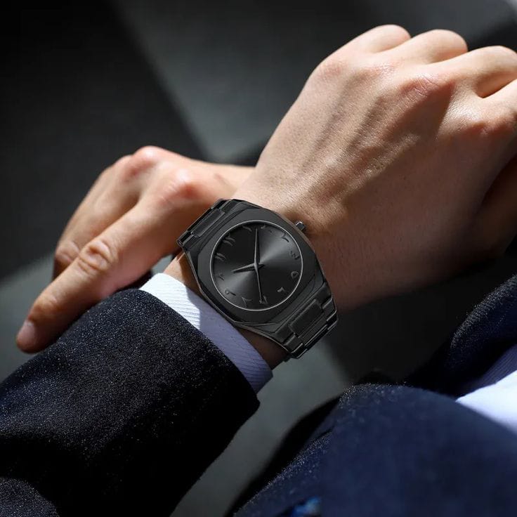 Black Arabic Watch    (   Delivery Same Day) Full Dicount