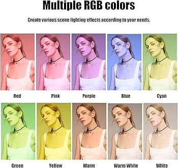 MJ33 RGB LED Soft Ring Light 33CM (13-inch) With Phone Holder USB Plug Full Dicount