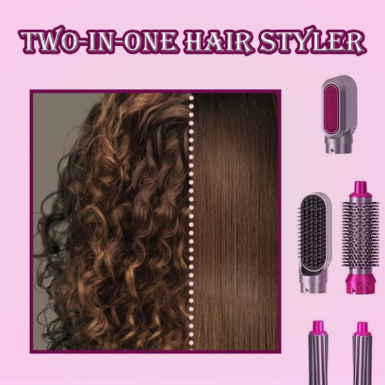 5 in 1 Hot Air Styler Hair Dryer Comb Styling Full Dicount