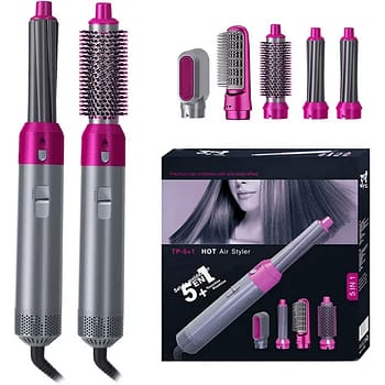 5 in 1 Hot Air Styler Hair Dryer Comb Styling Full Dicount