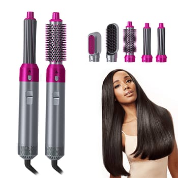 5 in 1 Hot Air Styler Hair Dryer Comb Styling Full Dicount