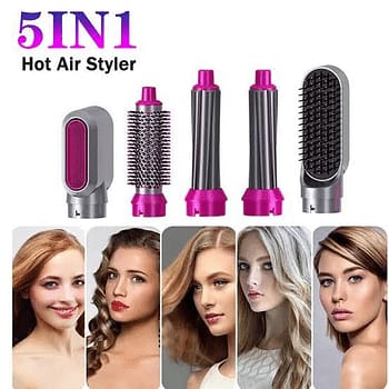 5 in 1 Hot Air Styler Hair Dryer Comb Styling Full Dicount