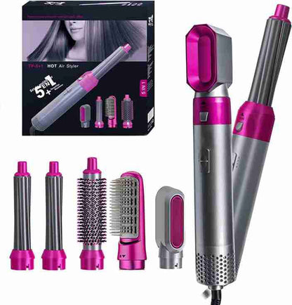 5 in 1 Hot Air Styler Hair Dryer Comb Styling Full Dicount