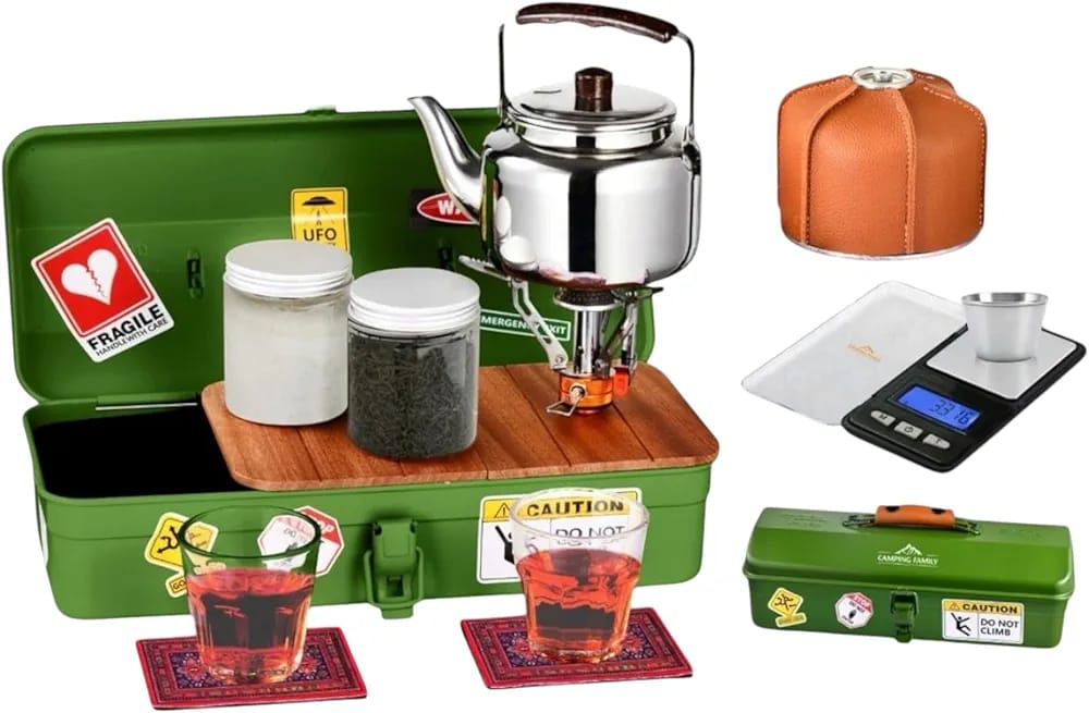 CAMPING TEA SET Full Discount
