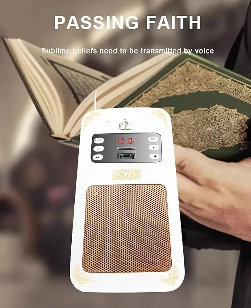Multi-Function Quran Speaker – A Perfect Blend of Spirituality & Innovation