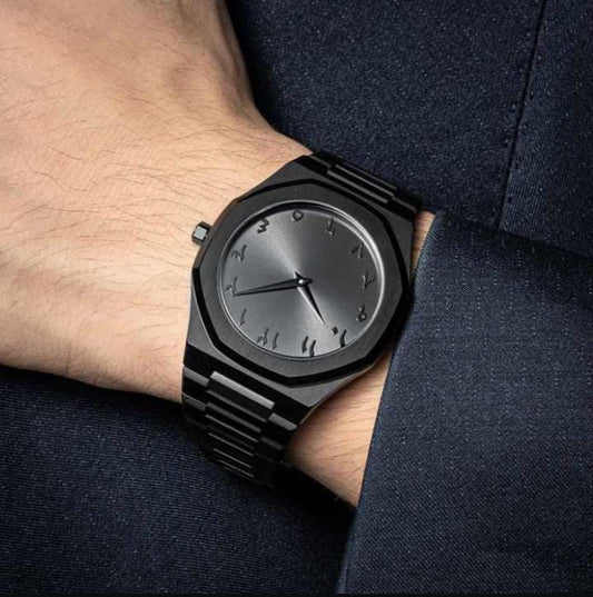Black Arabic Watch    (   Delivery Same Day) Full Dicount