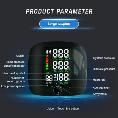 Instant Digital Wrist Blood Pressure Monitor – Accurate, Rechargeable, Travelling &  Easy Home Use