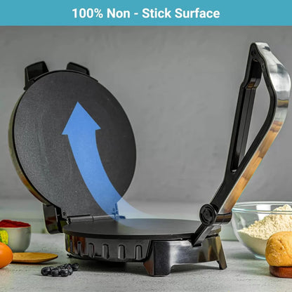 LAC Electric Roti Maker 1800W – 10 Inch Non-Stick Chapati, Roti & Flatbread Maker