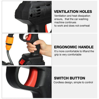 Cordless Car Pressure Washer 24V – Portable High Pressure Cleaning Gun