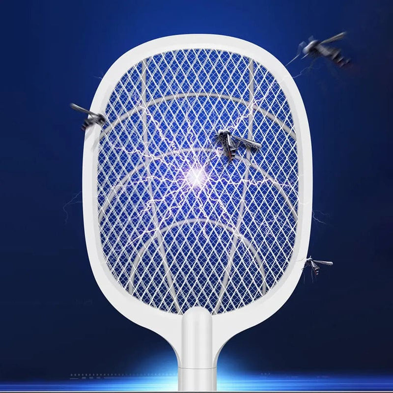 USB Rechargeable Mosquito Killer Racket – Foldable Electric Fly Swatter