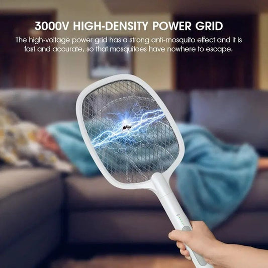 USB Rechargeable Mosquito Killer Racket – Foldable Electric Fly Swatter
