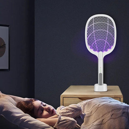 USB Rechargeable Mosquito Killer Racket – Foldable Electric Fly Swatter