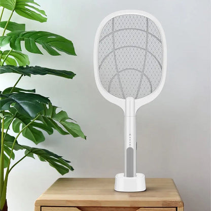 USB Rechargeable Mosquito Killer Racket – Foldable Electric Fly Swatter