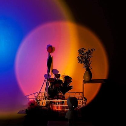 Mini Astronaut Sunset Projection Lamp – 360° LED Ambient Light