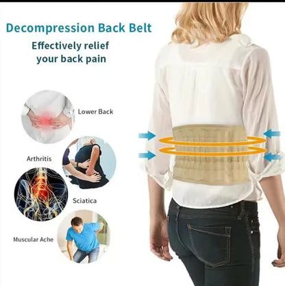 Spinal Air Traction Belt – Adjustable Inflatable Lumbar Support Belt