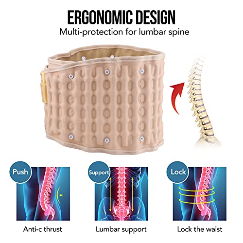 Spinal Air Traction Belt – Adjustable Inflatable Lumbar Support Belt