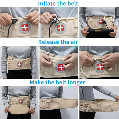 Spinal Air Traction Belt – Adjustable Inflatable Lumbar Support Belt
